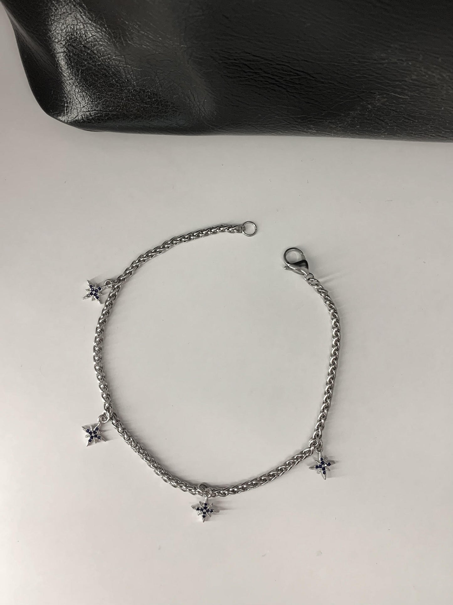 STARRY NIGHT SILVER BAG-CHAIN
